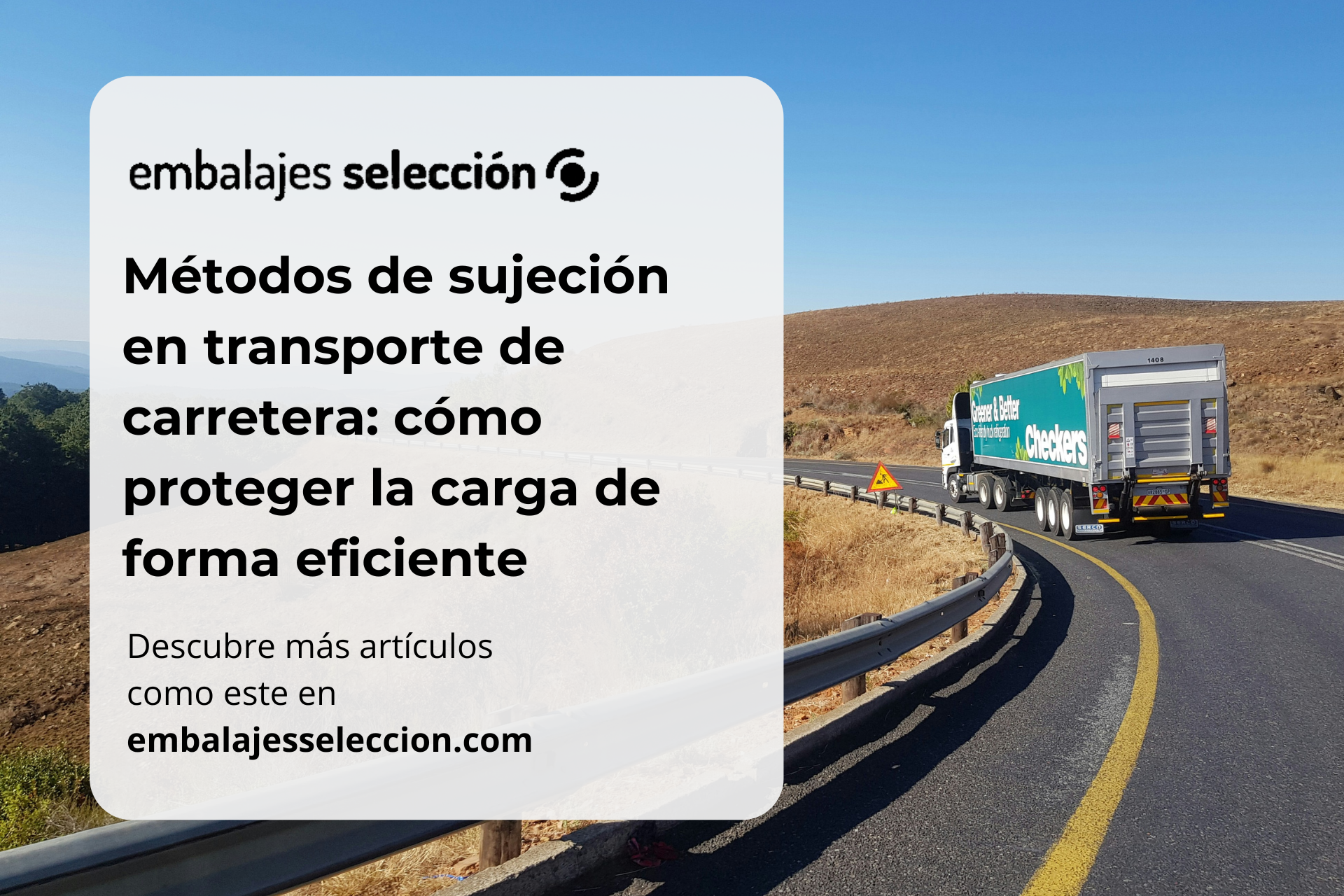 métodos de sujeción en transporte de carretera